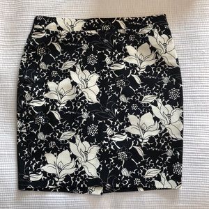 J. Crew Floral Pencil Skirt